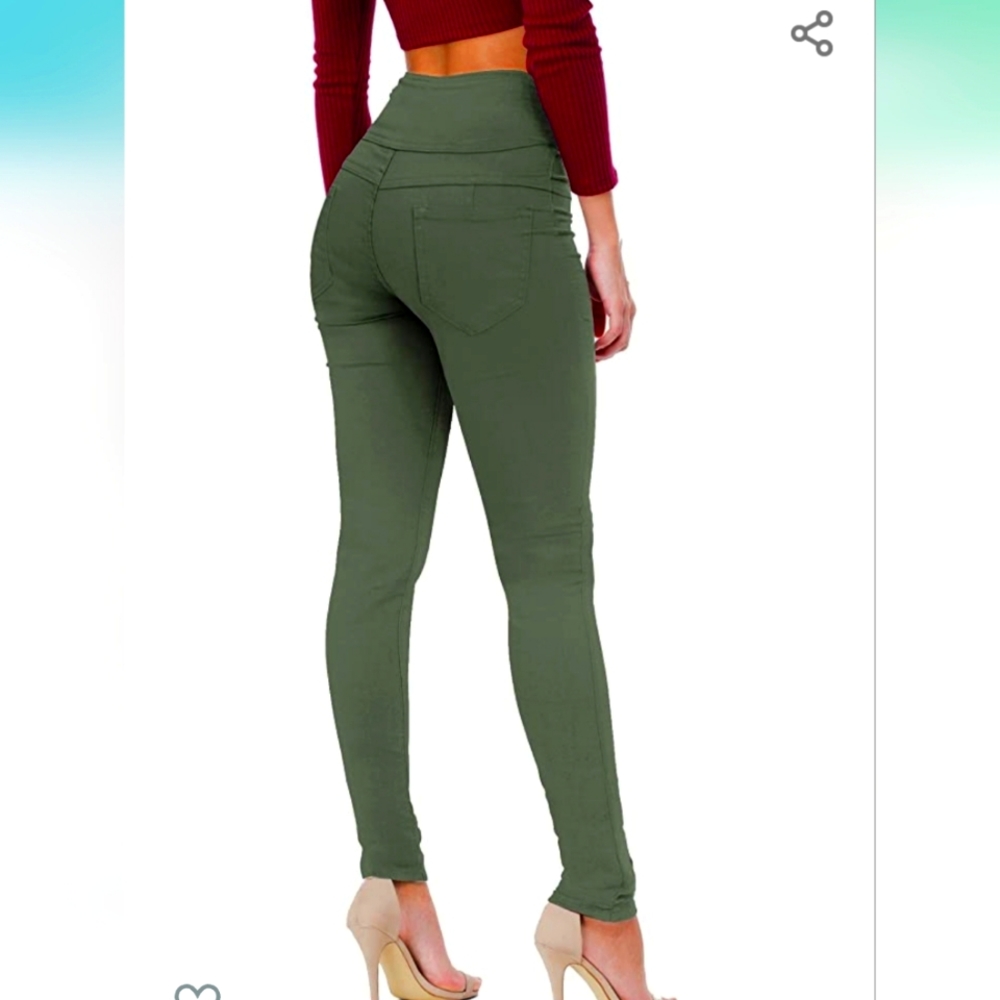 Butt-lifting high-waist skinny jeans NWT